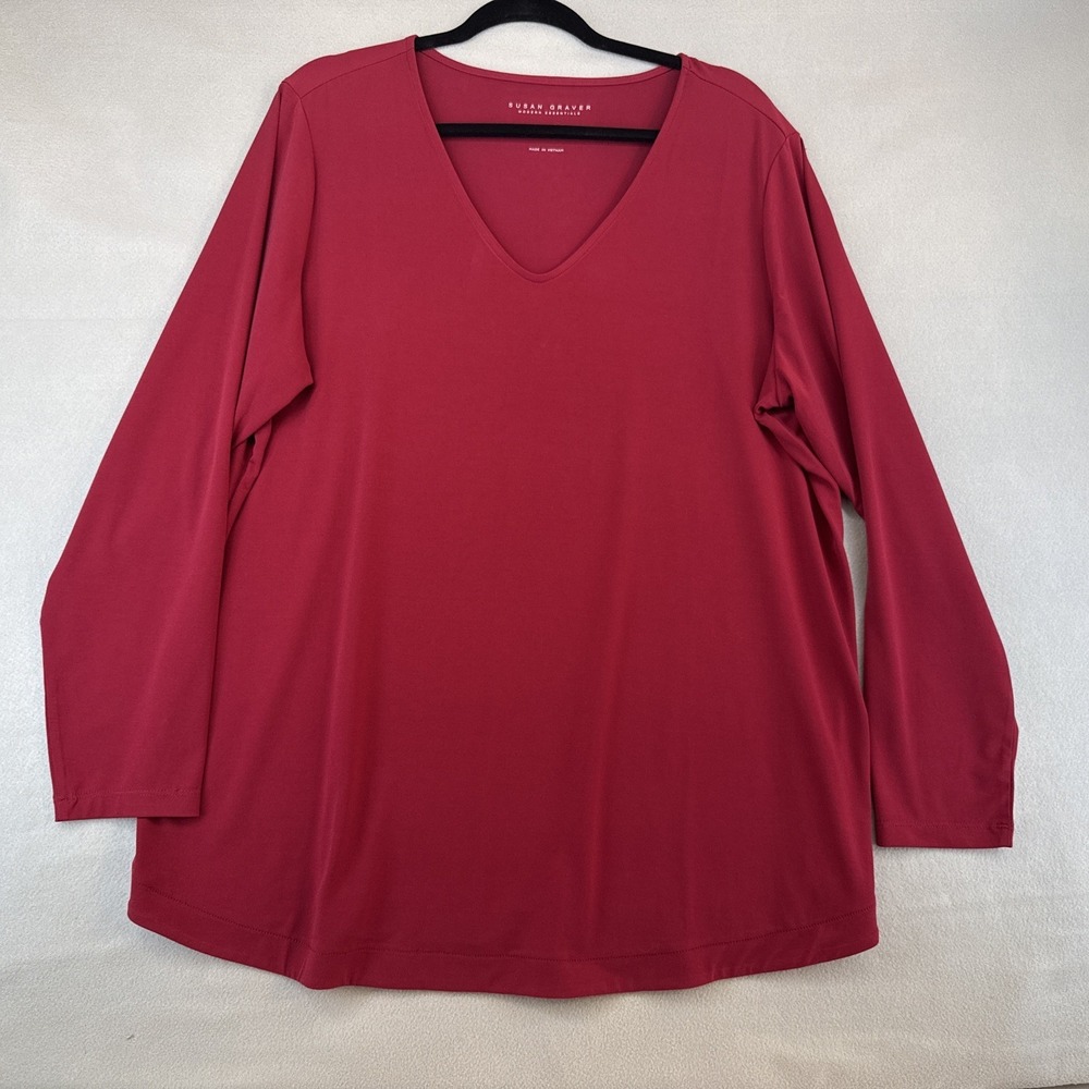 Susan Graver Modern Essentials Woman's Size 1X Blouse